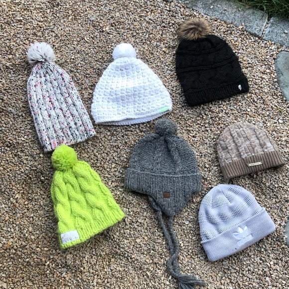 The North Face Accessories - Lot of 7 beanies coal burton adidas the north face